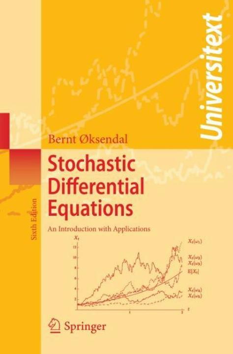 Produktbild Stochastic Differential Equations (Englisch)