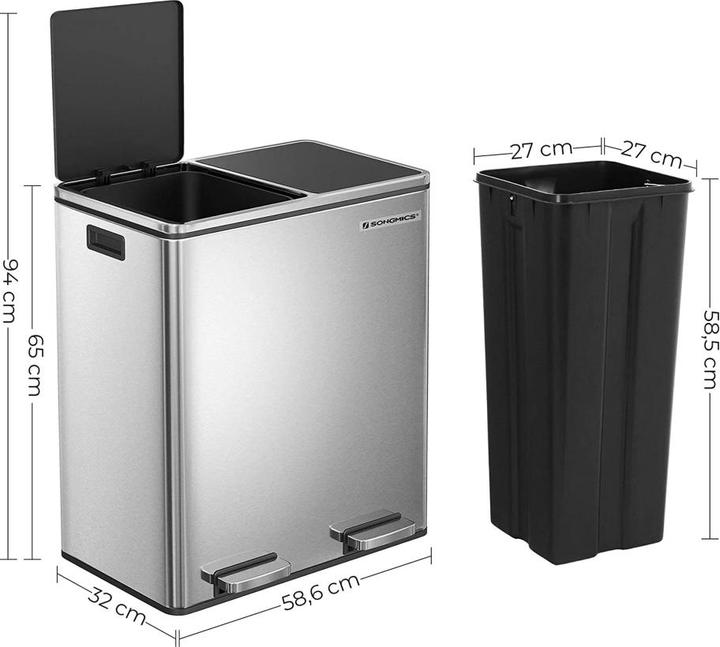 Produktbild Vasagle Müllbert (60 l)