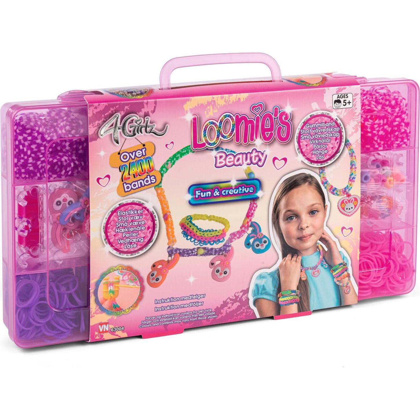 4-Girlz - Loomies Beauty Set - 2400+ Loom Bands (63004)