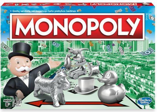 Actual product image Monopoly Hasbro HAS Monopolis game, LV (Multilingual)