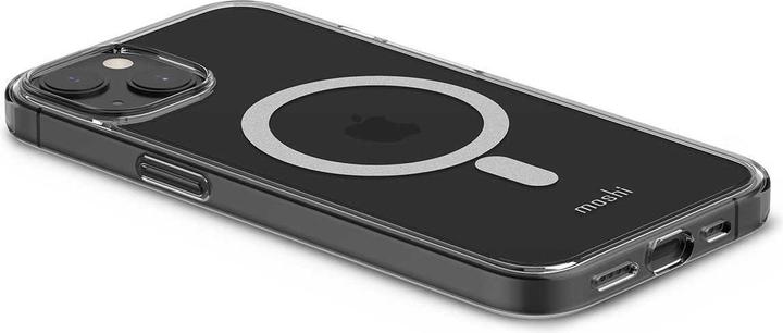Actual product image Moshi Arx Clear Slim Hardshell Case (MagSafe) for iPhone 13 - Clear (Apple iPhone 13)