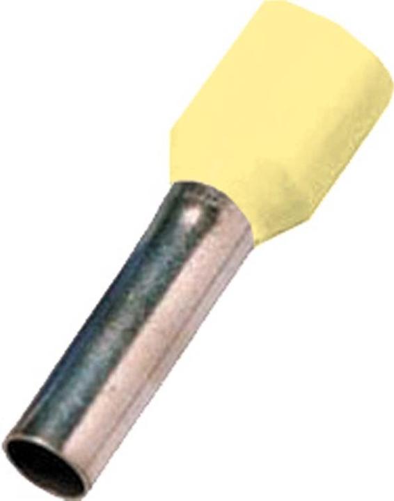 Actual product image Intercable 1000 pieces Wire end ferrule 0.25qmm light yellow ICIAE0258HGE / 558096