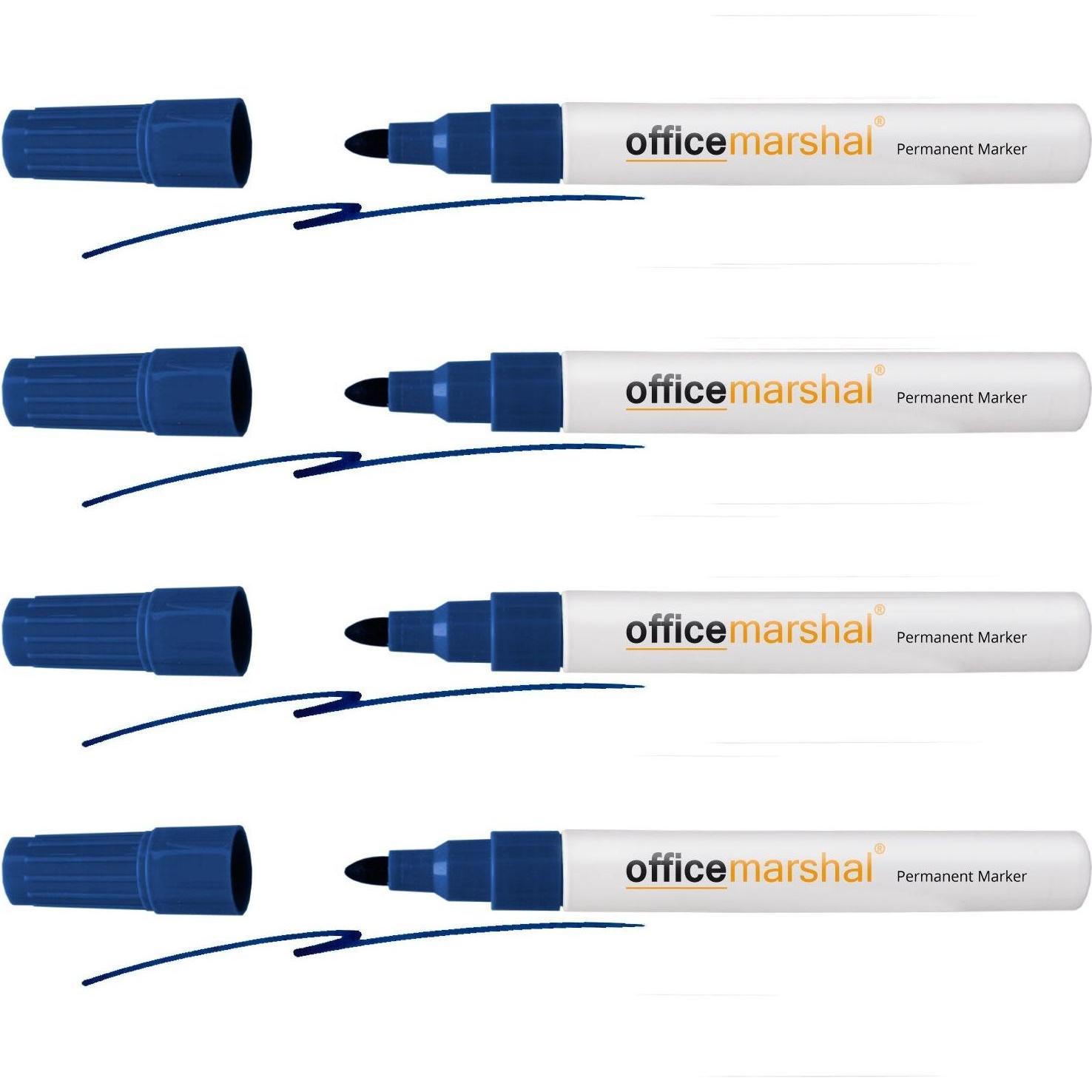 Office Marshal, Marker, Boardmarker (Blau, 3 mm, 10 x)