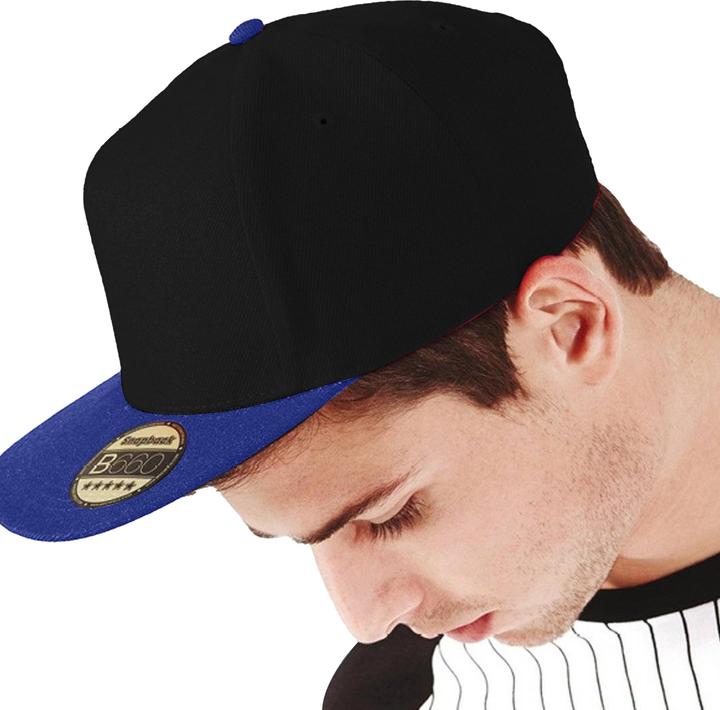 Produktbild Beechfield Baseballkappe mit flachem Schirm (2 StückPackung) (One Size)