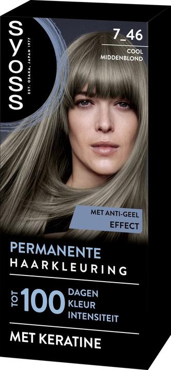 Actual product image Syoss Hair Color 7-46 Cool Mid Blonde (7-46 Cool Mid Blonde)