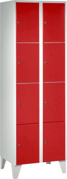 Fire red RAL 3000, Light grey RAL 7035