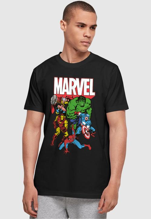 Produktbild Absolute Cult Avengers - Marvel Comics Group Basic T-Shirt - 124619 (S)
