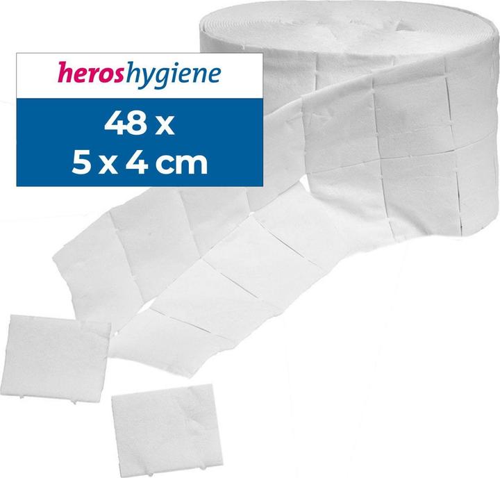 Actual product image Hygostar Cellulose swab pre-cut on roll