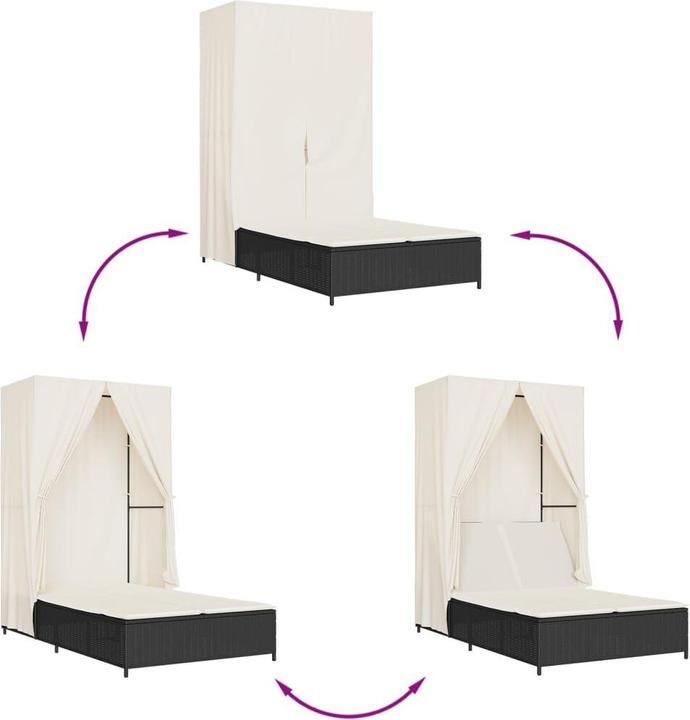 Immagine prodotto vidaXL Doppel-Sonnenliege (197 cm)
