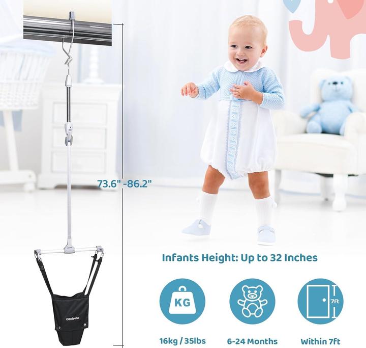 Actual product image Cowiewie Baby door hops