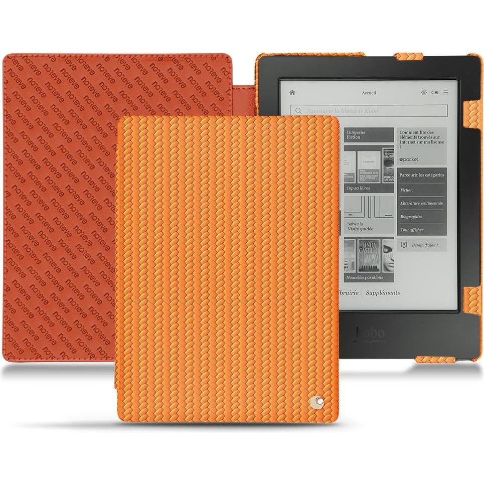 Noreve Lederschutzhülle horizontal (Aura H2O), Tablet Hülle, Orange