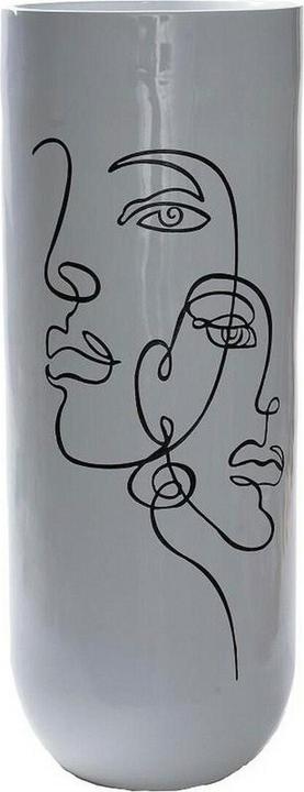 Produktbild DKD Home Decor Vase Abstract White Resin Modern (35 x 35 x 90 cm) (1x)