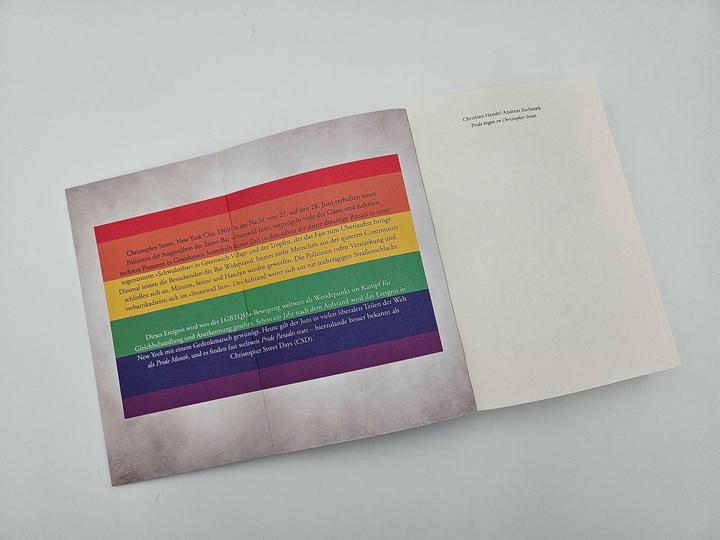 Actual product image Pride began on Christopher Street (German, Andreas Suchanek, Christian Trade, 2024)