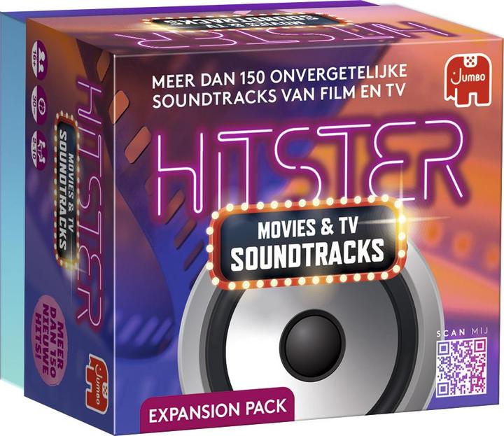 Immagine prodotto Jumbo Hitster – Soundtracks Expansion (Bnl) (Olandese)