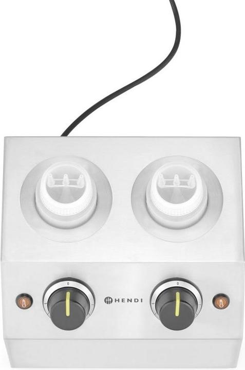 Actual product image Hendi Double sauce warmer,, 1.3L, 220-240V/400W, 270x223x(H)282mm