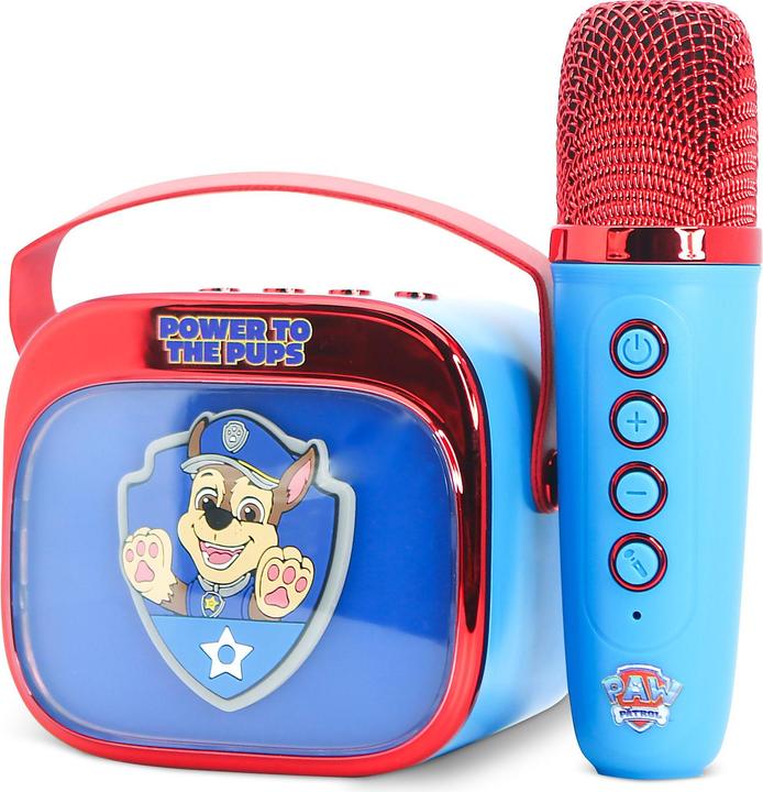 Actual product image OTL Paw Patrol LED Wireless Karaoke Lautsprecher und