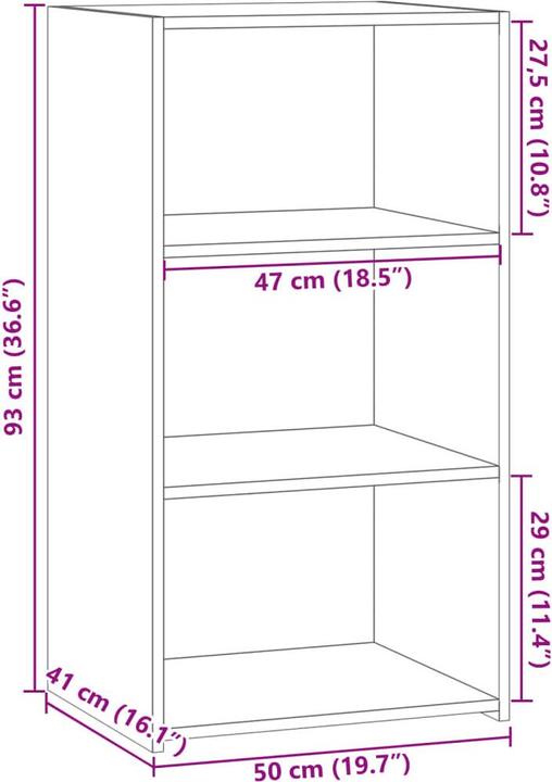 Immagine prodotto VidaXL Credenza (50 x 41 x 93 cm)