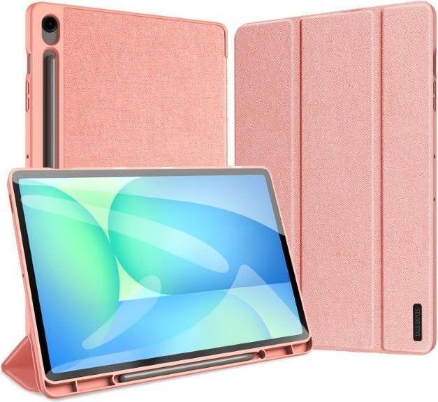 Image du produit Samsung Galaxy Tab S10 FE Plus - Ducis Domo Series, aufstellbares Flip-Etui, Pink (Samsung Galaxy Tab S10 FE+)