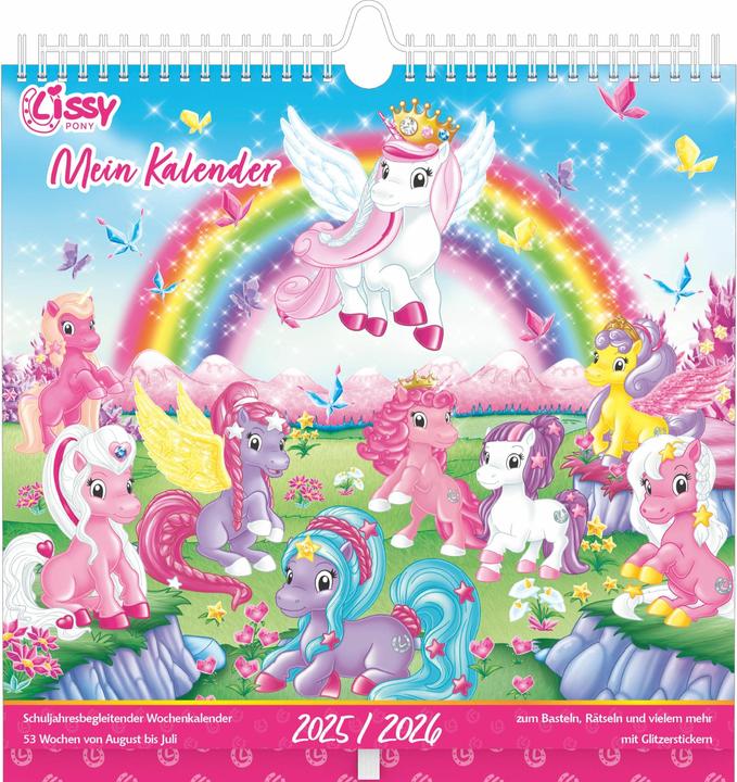Actual product image Neumann Mein traumhafter Lissy Pony Kalender - mit 53 Blättern zum basteln, malen und rätseln - mit (31 x 31 cm)