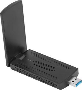 Actual product image Lanberg BEZPRZEWODOWA KARTA SIECIOWA WIFI NC-3000-WI USB 3.0 AX3000 TRI-BAND 2 WEWNĘTRZNE ANTENY