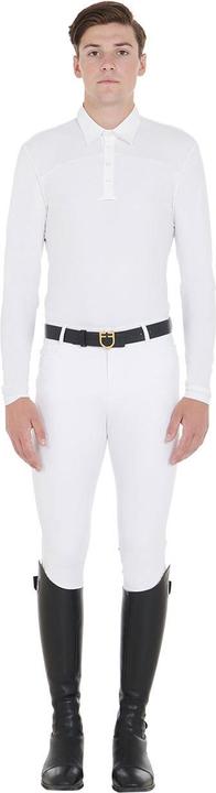 Produktbild Equestro Langarmwettkampf-Poloshirt für Reiten (XS)