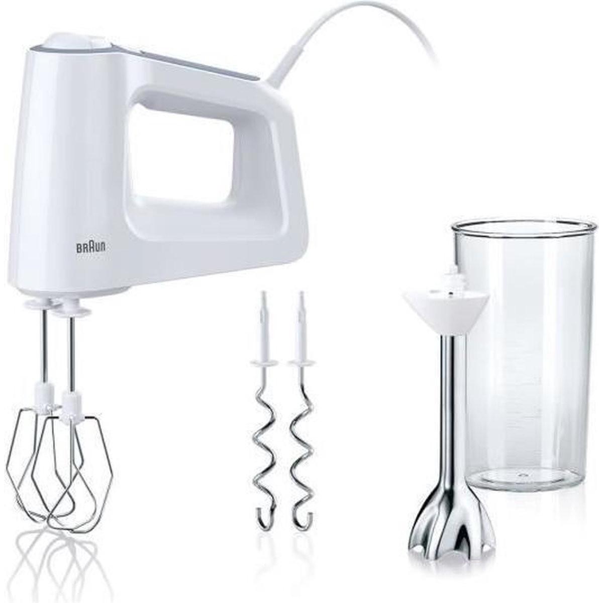 Braun MultiMix 3 HM3105, Handmixer, Weiss