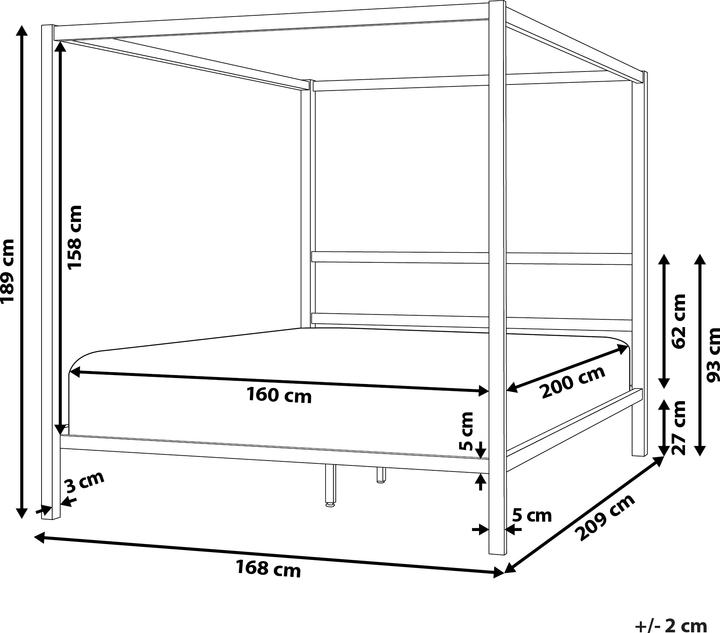 Produktbild Beliani Lestards (160 x 200 cm)