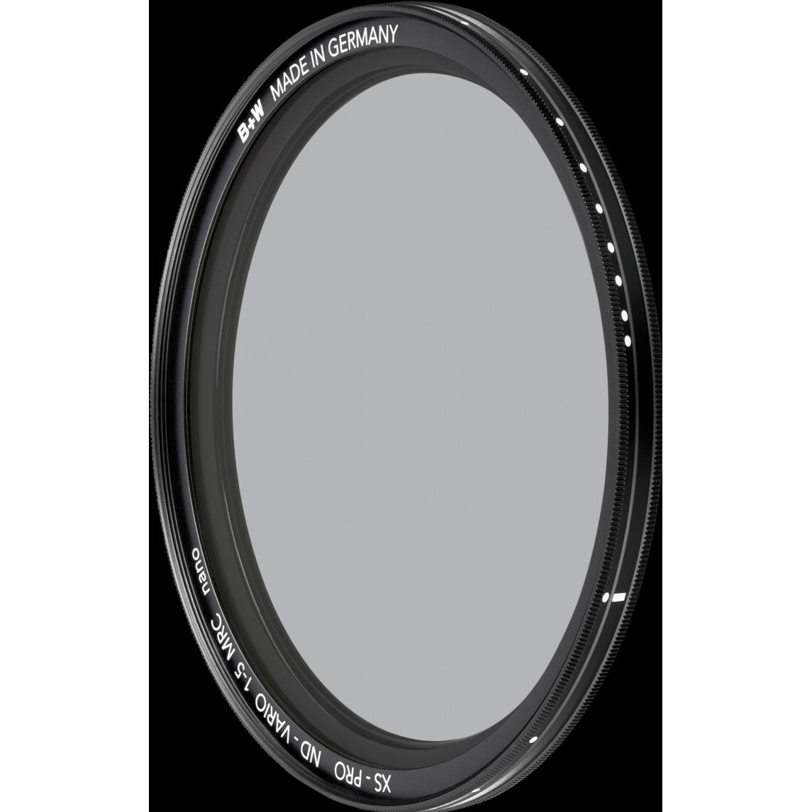 B+W XS-Pro Digital ND Vario MRC nano (77 mm, ND- / Graufilter, 77 mm), Objektivfilter, Schwarz