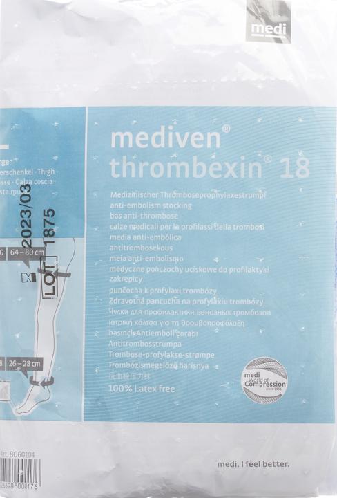 Actual product image Mediven A-G Schenkelstrumpf Thrombex 18 (18 DEN, M)