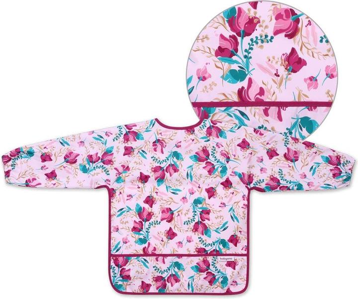 Immagine prodotto Babyono Bavaglino con maniche lunghe Floral 2-4 anni (24 Mesi)