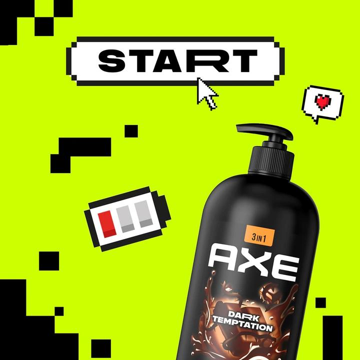 Produktbild AXE Shower Dark Temptation 900ml mit Pumpspender (900 ml)