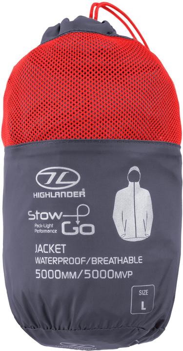 Produktbild Highlander Stow & Go Charcoal Packaway Jkt - S (S)
