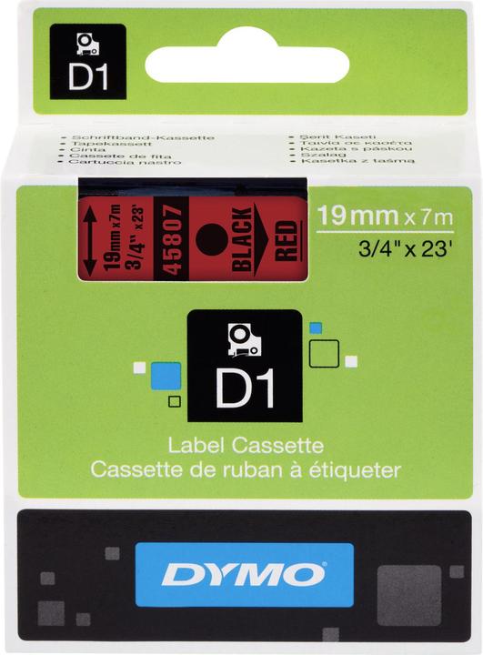 Produktbild Dymo S0720870 Standardband (1.90 cm, Rot)