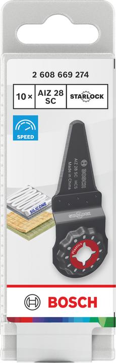 Immagine prodotto Bosch Professional Zubehör AIZ 28 SC Universalfugenschneider für Multifunktionswerkzeuge, 10-tlg.