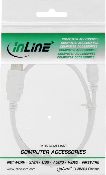 Image du produit InLine Câble mini USB 2.0 (0.50 m, USB 2.0)