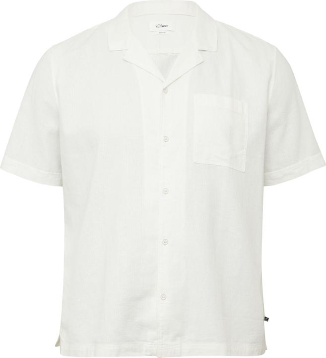 Actual product image S.Oliver Hemd Resort Fit: Strukturiertes Kurzarmhemd aus Leinenmix (5XL)