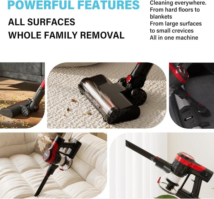 Actual product image Stanew 4-in-1 Akkustaubsauger ST-609