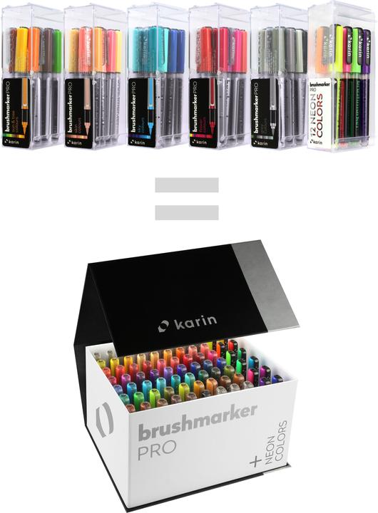 Produktbild Karin Brush Marker Pro Mega Box (Mehrfarbig, 72 x)