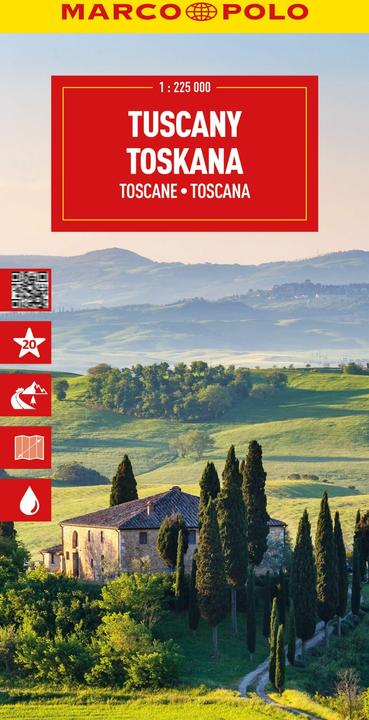 Reisekarte Italien 07 Toskana 1:225.000