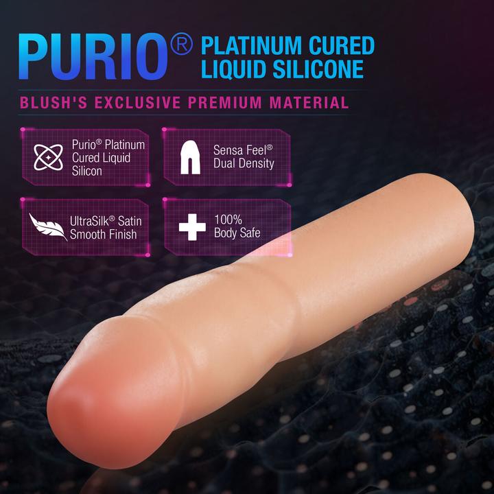 Produktbild Blush performance plus 1.5 inch silicone penis xtender beige