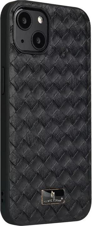Actual product image Fierre Shann Coque étui en cuir synthétique tissé (Apple iPhone 13 Pro Max)