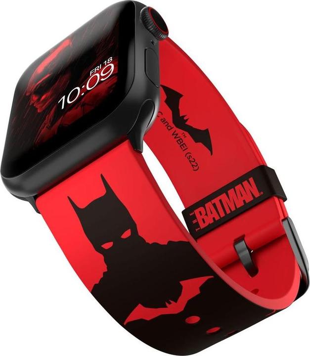 Actual product image Moby Fox Bracelet Smartwatch The Batman Red Justice 22 mm (22 mm, Silicone, Stainless steel)