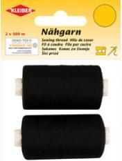 Actual product image Kleiber Sewing thread black/white 500 m 2x500 m (500 m)