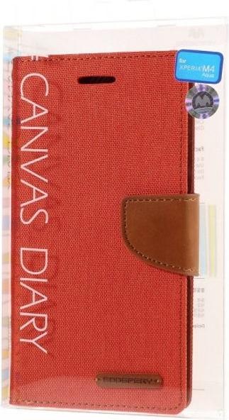 Actual product image Goospery Canvas Diary Series (Sony Xperia M4 Aqua)
