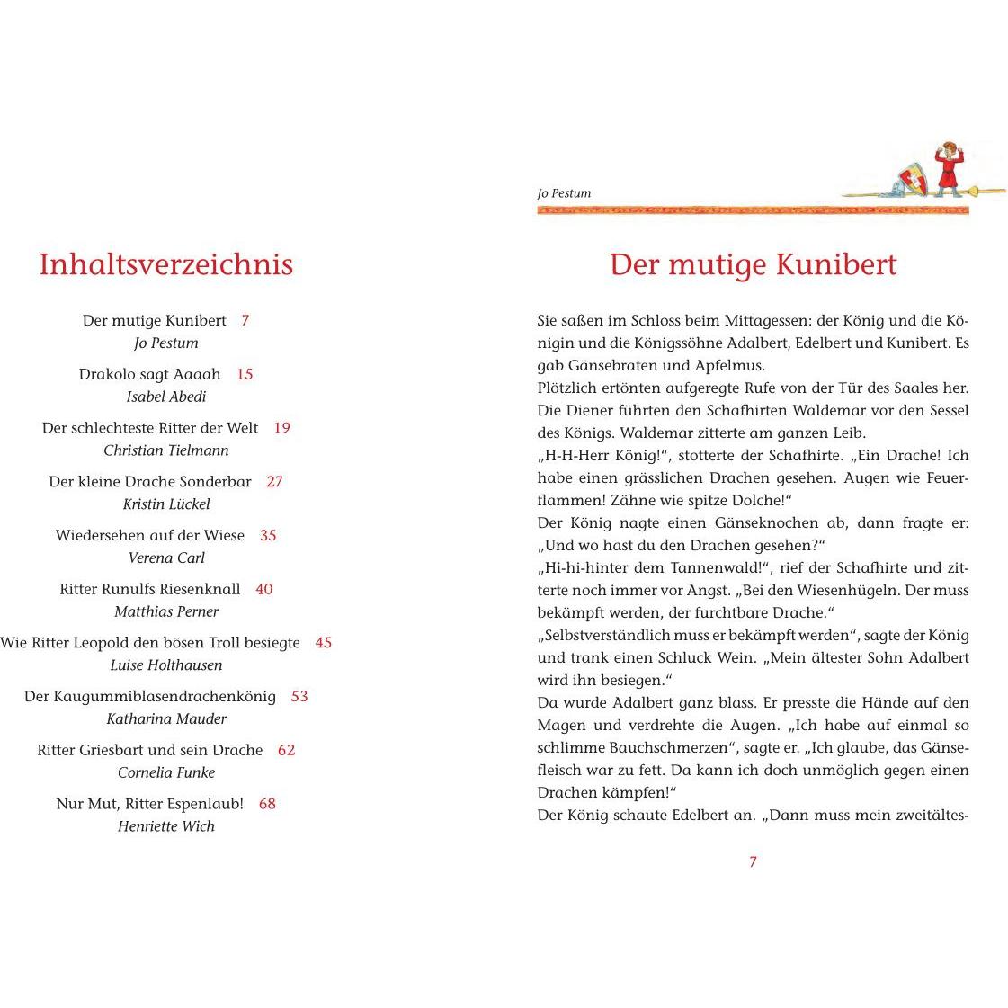 Thumbnail - Die spannendsten Ritter- und Drachengeschichten, Kinderbücher von Kristin Lückel, Manfred Tophoven