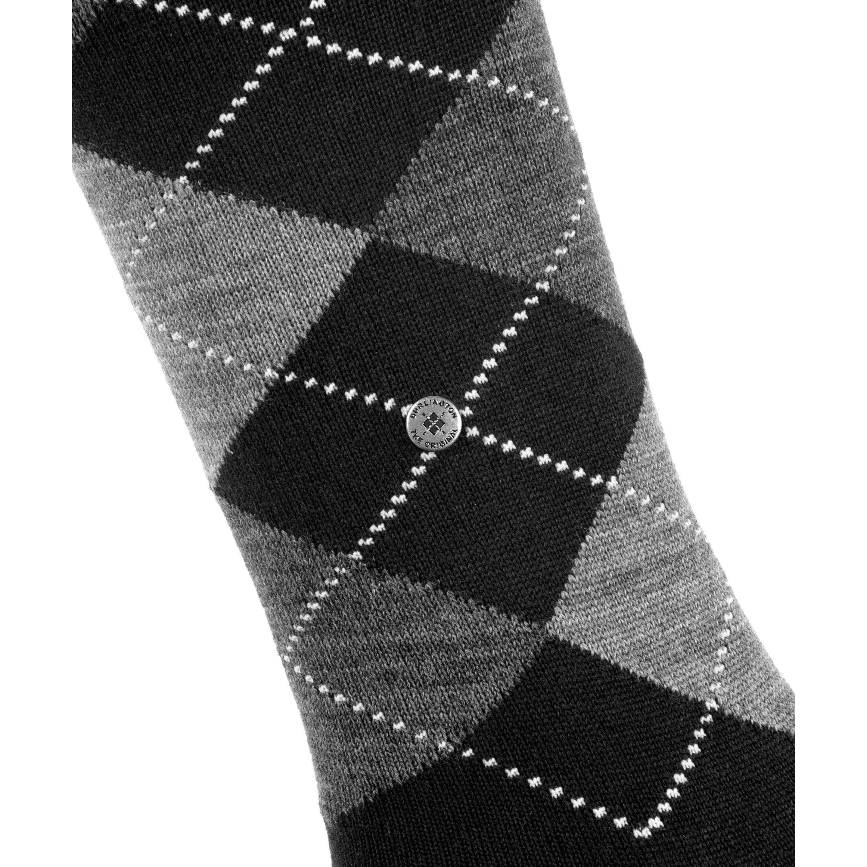 Thumbnail - Burlington, Damen, Socken, Marylebone KH, Schwarz, (Einzelpack, 36 - 41)