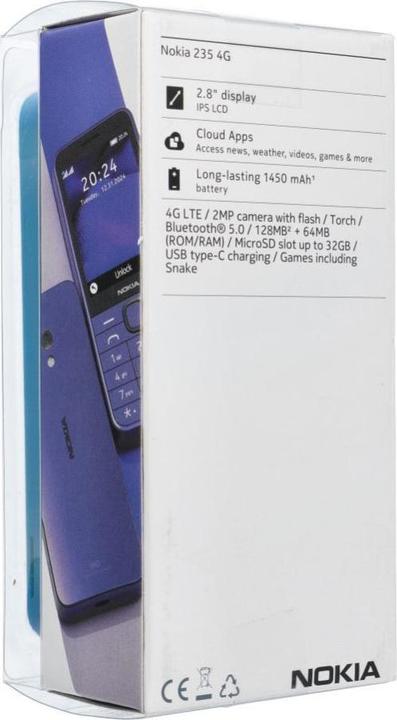 Produktbild Nokia 235 Dual SIM 2024 Blue (2.80", 2 Mpx)