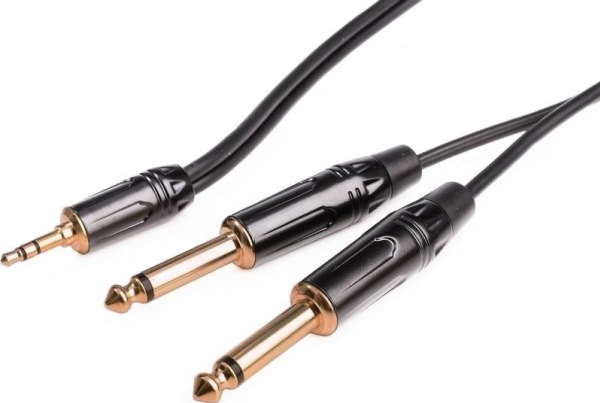 Actual product image Monkey Banana Solid Link Cable.3 mono/3.5 stereo/200cm (2 m, 3.5mm jack (AUX))