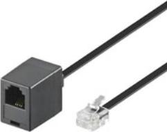 Produktbild Goobay Modularverlängerungskabel, Schwarz, 10 m