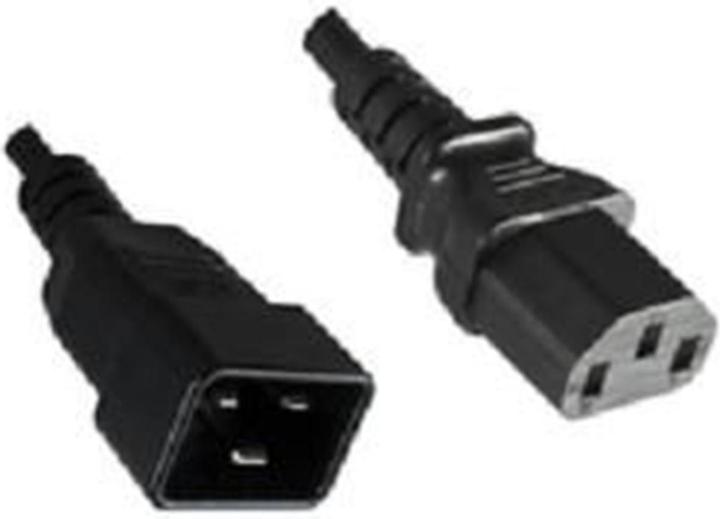 MicroConnect PowerCord C13-C20 10A 2m Black (2 m, C20, C13)